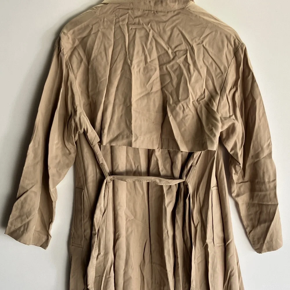 Zara Beige Trench Coat - Picture 7 of 7